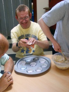 making cakes at the active lives centre